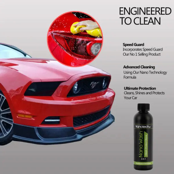 Nano Wash 500ml Cleaner by Nanotech SST - Ultimate Surface Protection and Stain Remover


