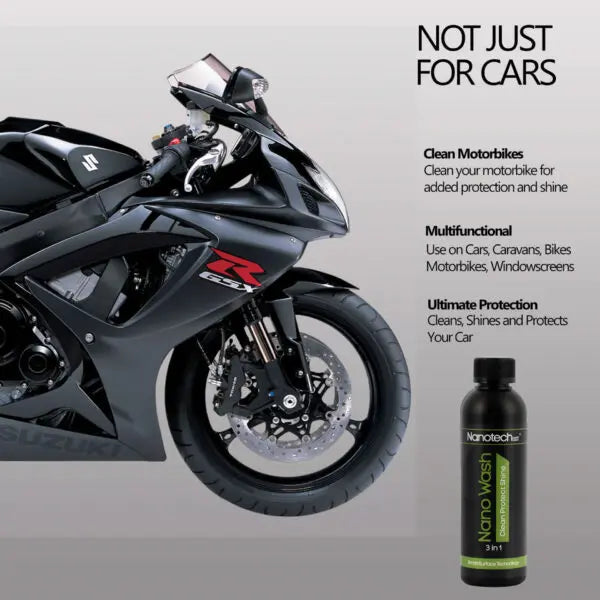Nano Wash 500ml Cleaner by Nanotech SST - Ultimate Surface Protection and Stain Remover

