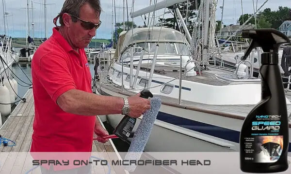 Nanotech SST Speed Guard Marine 500ml - marine ceramic coating spray for UV and saltwater protection.