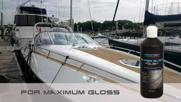 Nanotech SST Super Gloss Polish 500ml - high-gloss polish for light gel-coat and paint surfaces.